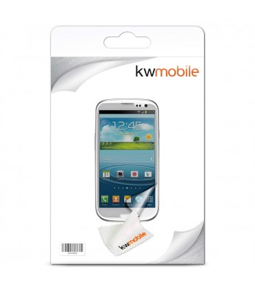 Folie de protectie pentru Samsung Galaxy S3, Kwmobile, Fata, Transparent, 11106.2