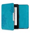 Husa pentru Kindle Paperwhite 7, Piele ecologica, Albastru, 45569.18