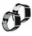Set 2 curele pentru Huawei Watch Fit, Silicon, Gri / Alb, 54529.01