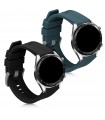 Set 2 curele pentru Huawei Watch GT (46mm), Silicon, Negru / Verde, 49589.80