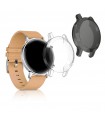 Set 2 huse pentru Huawei Watch GT2 (42mm), Silicon, Transparent / Negru, 52276.02