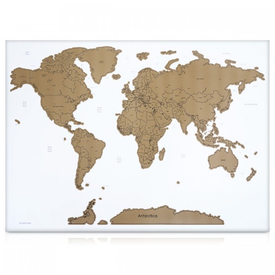 specificație Abține îndoială  Harta lumii razuibila pentru destinatii calatorie, 82 x 59 cm, 47795.02