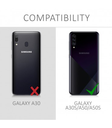 Husa pentru Samsung Galaxy A50, Silicon, Negru, 48656.04