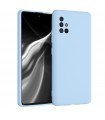 Husa pentru Samsung Galaxy A51 5G, Silicon, Albastru, 53686.58