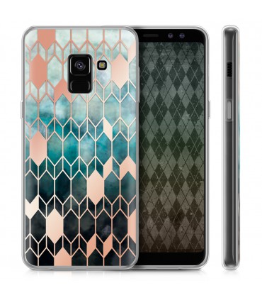 Husa pentru Samsung Galaxy A8 (2018), Silicon, Multicolor, 45465.02