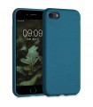 Husa pentru Apple iPhone 8 / iPhone 7 / iPhone SE 2, Fibre vegetale, Albastru, 49106.224, kalibri