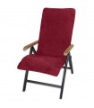 Husa pentru scaun Jemidi, 60 x 130 cm, Rosu, Bumbac organic, 54895.13