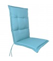 Perna hidrofuga pentru scaun cu spatar inalt Jemidi, 120 x 50 cm, Albastru, Poliester, 55522.04