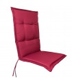 Perna hidrofuga pentru scaun cu spatar inalt Jemidi, 120 x 50 cm, Bordo, Poliester, 55522.26